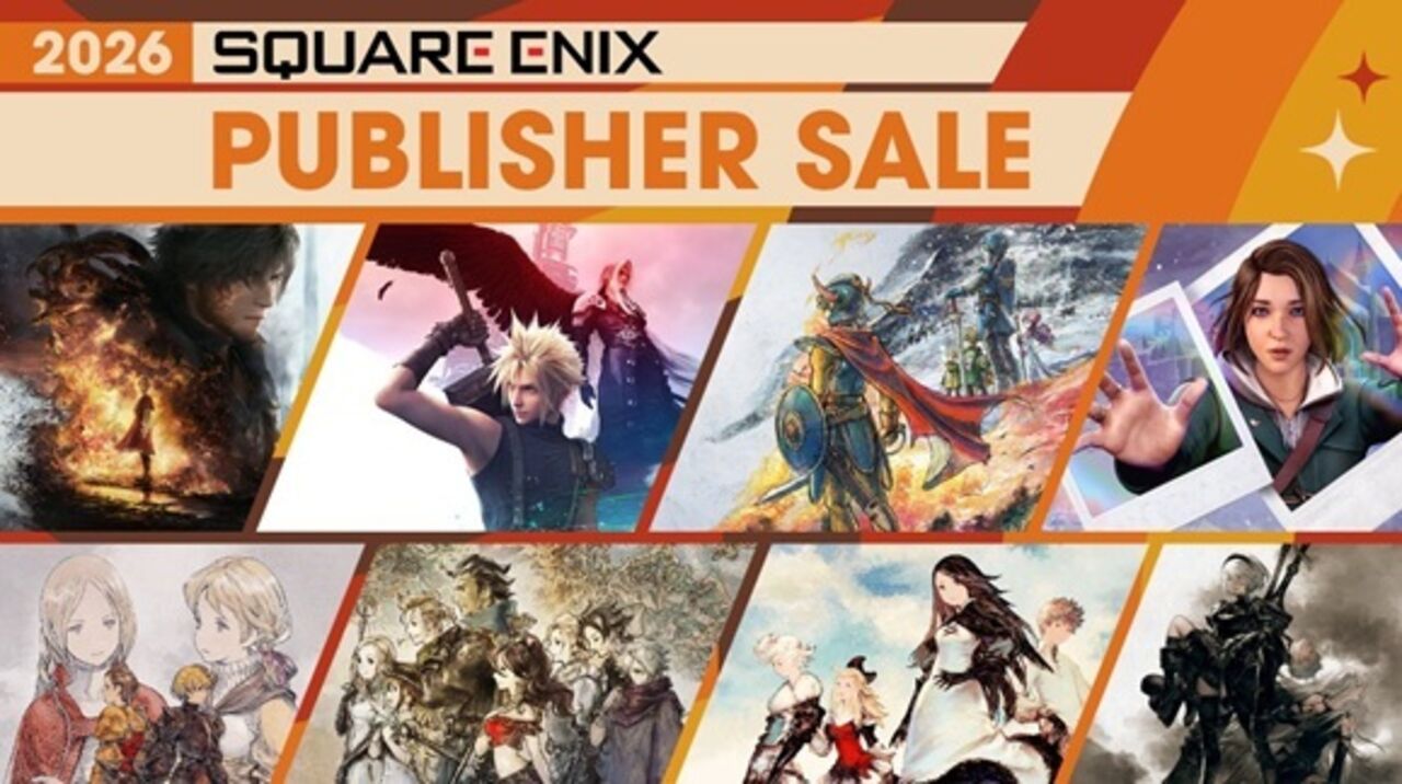 Promoção de jogos Square Enix com 200 títulos a preços especiais