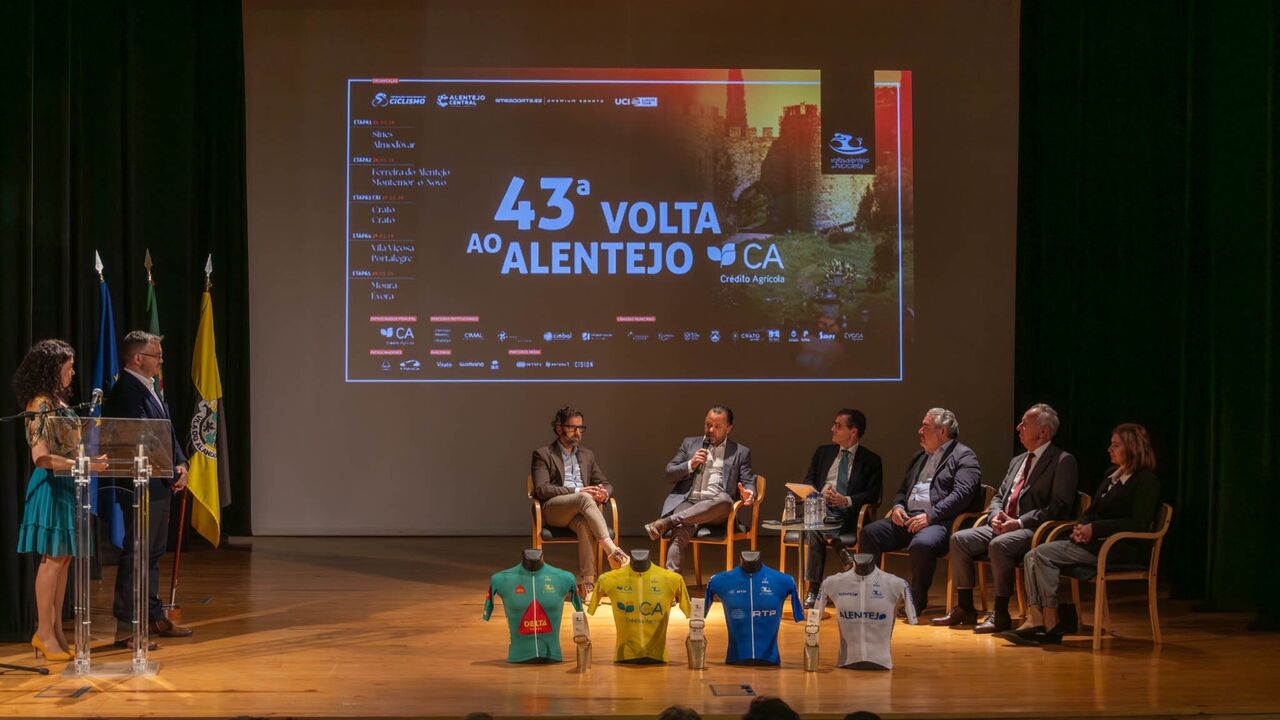 Apresentação da 43ª Volta ao Alentejo, prova de ciclismo com várias etapas