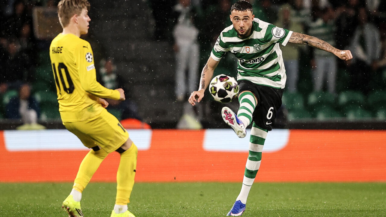 Debast em ação frente ao Bodo/Glimt