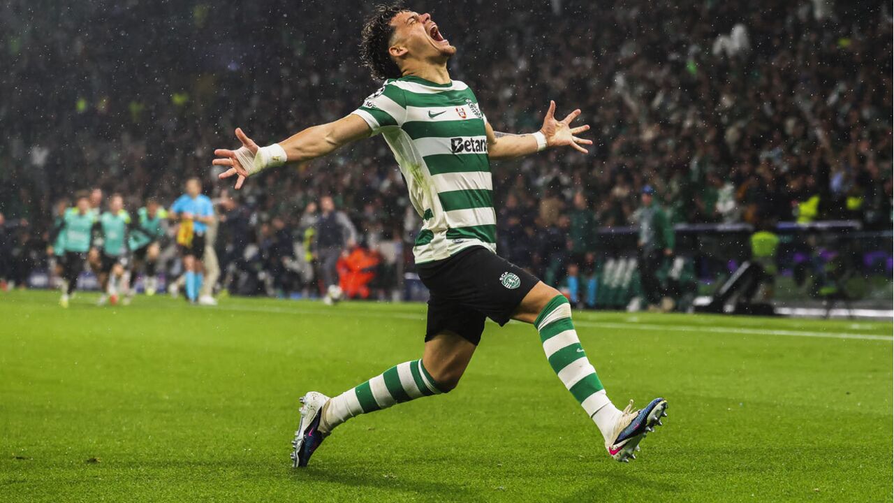 Maxi Araújo a festejar golo marcado ao Bodo
