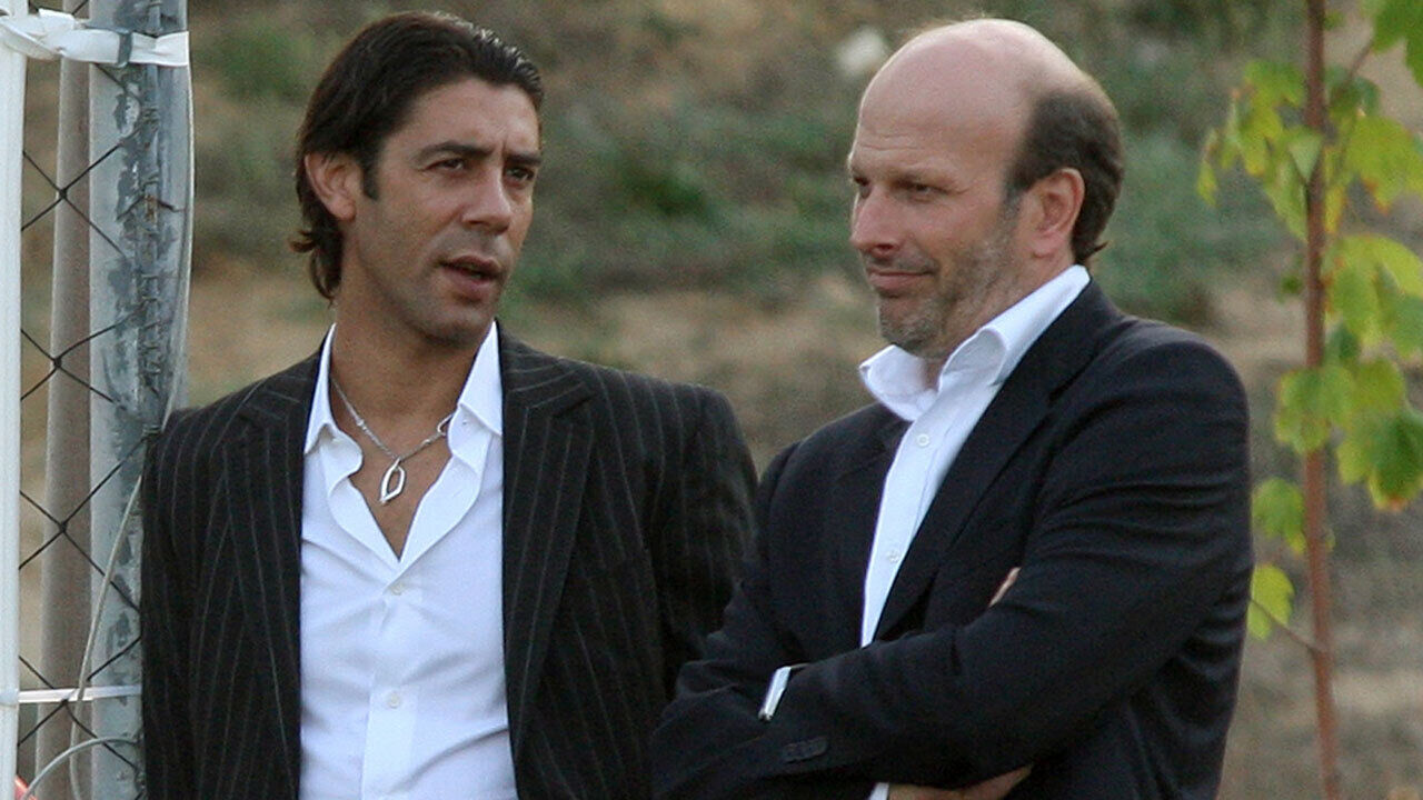 Rui Costa e João Gabriel, em 2008, no Seixal