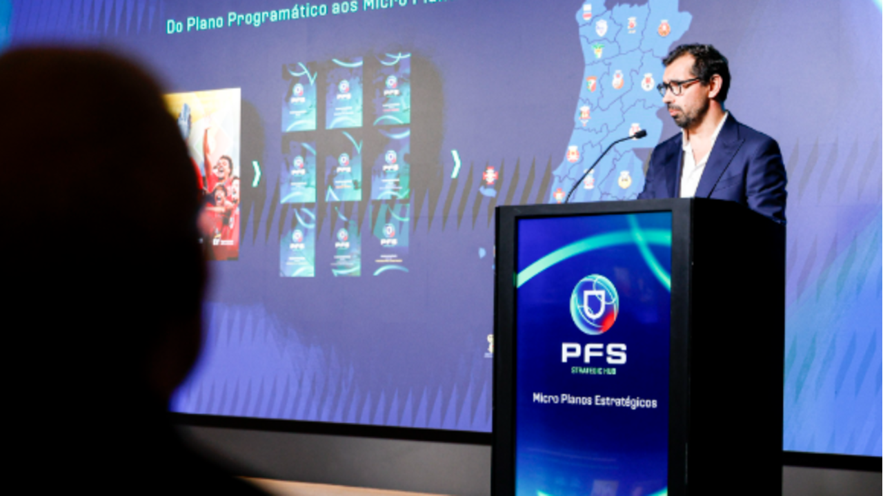 FPF apresenta microplanos do Plano Estratégico 2024-36 na Cidade do Futebol, em Oeiras