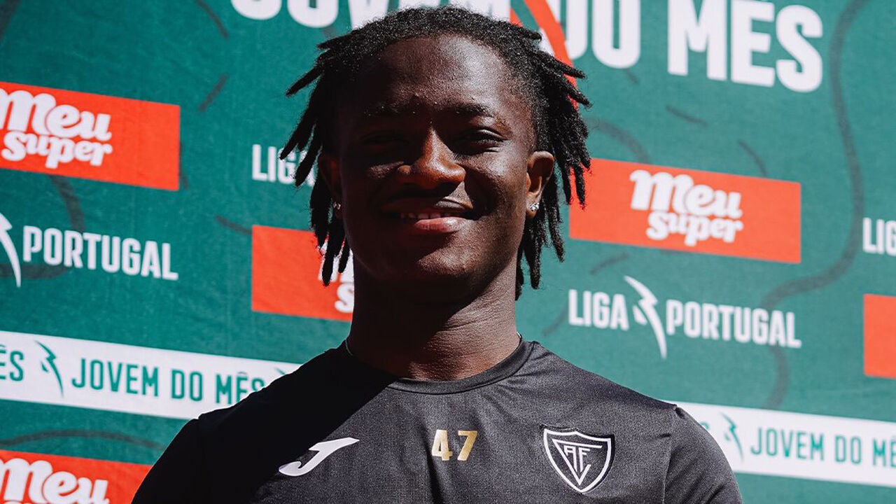 Gohi recebeu o prémio de melhor jovem da 2.ª Liga em fevereiro