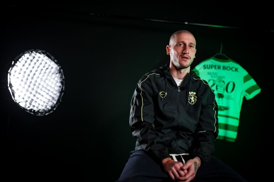 Nuno Santos celebra 200 jogos no Sporting e ambiciona alcançar mais marcos