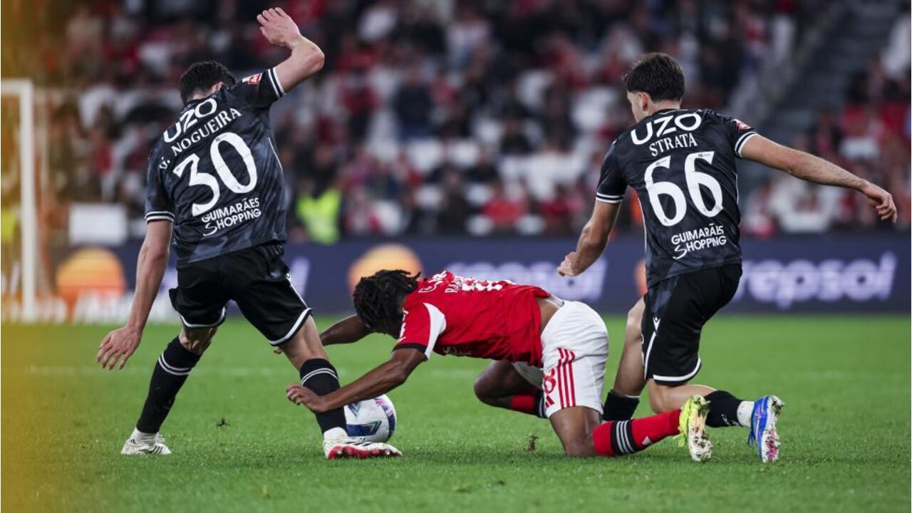 Strata em ação no Benfica-V. Guimarães