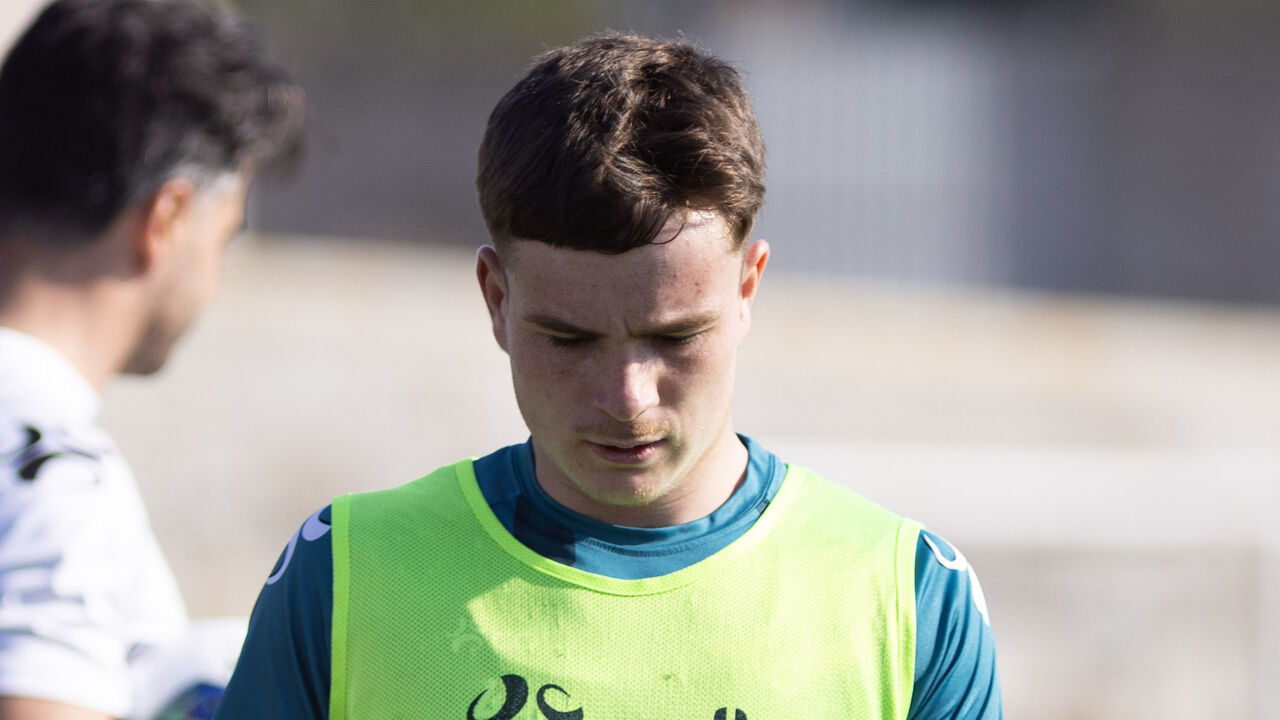 Jonny Day a treinar com o Moreirense