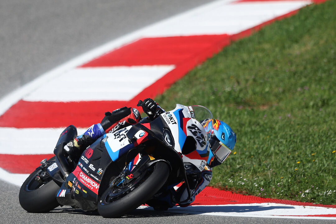 Miguel Oliveira nos treinos livres das Superbikes em Portimão