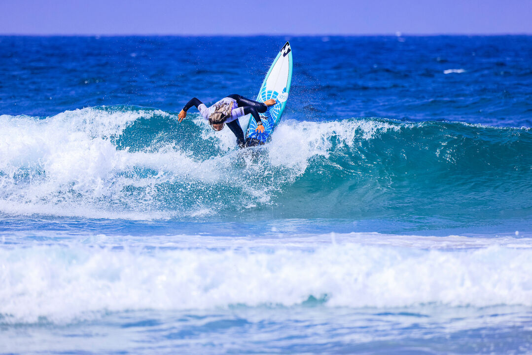 Maria Salgado no QS4000 de Taghazout, em Marrocos