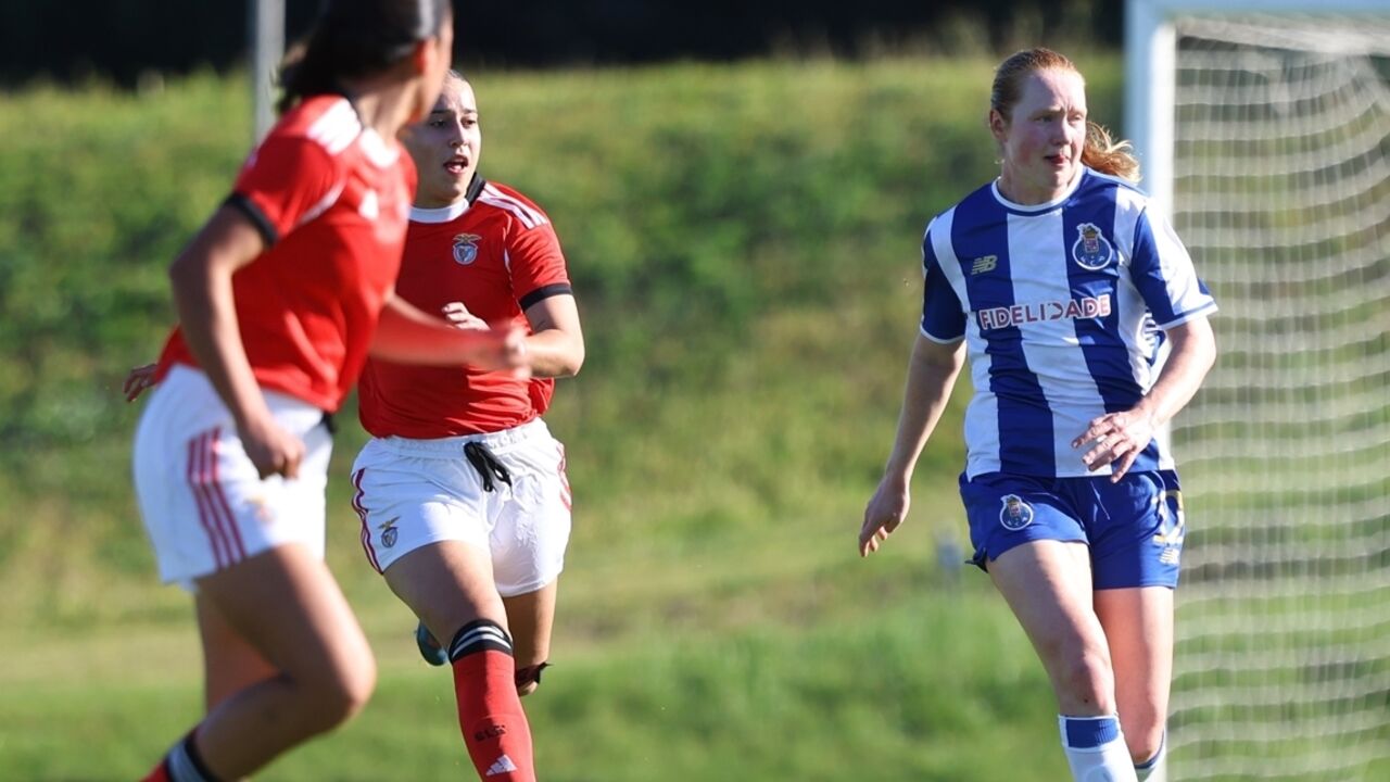 Encarnadas e azuis e brancas