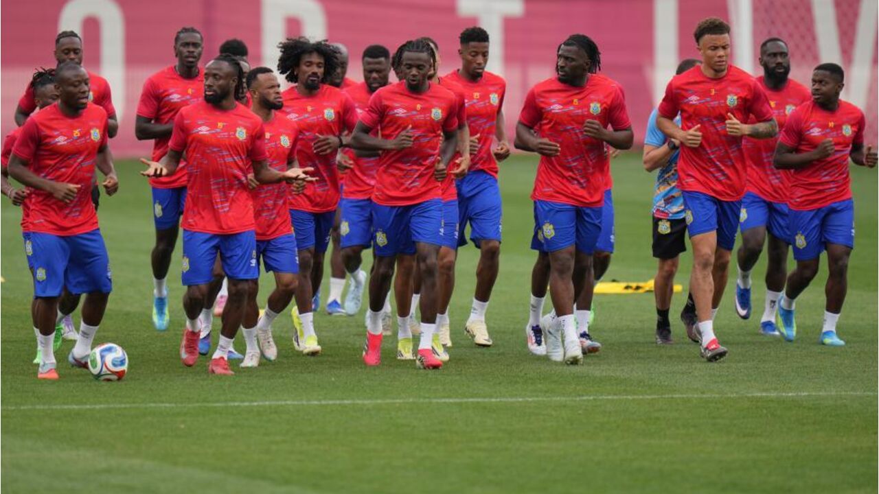 Seleção da RD Congo prepara-se para decisivo jogo frente à Jamaica