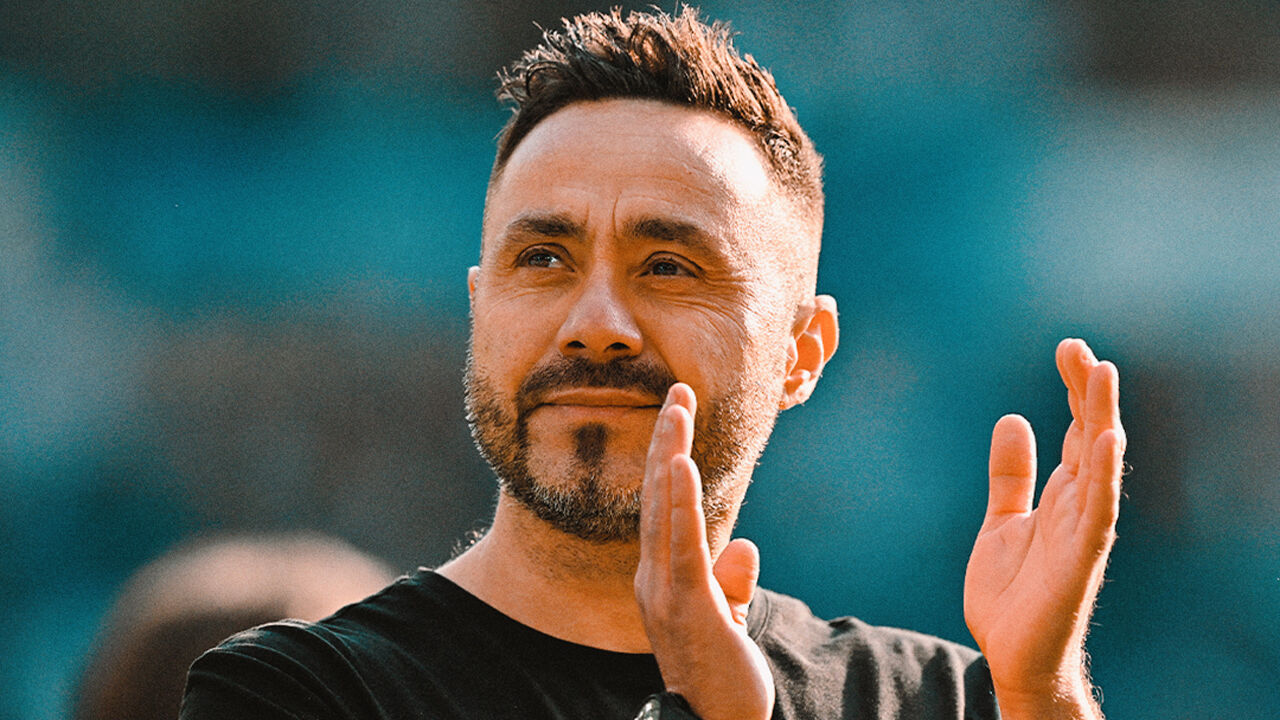 Oficial: De Zerbi é o novo treinador do Tottenham