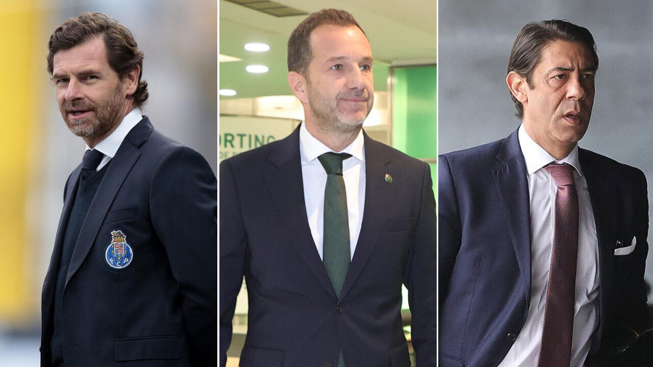 Villas-Boas, Frederico Varandas e Rui Costa