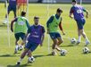 Bruno Fernandes durante o treino