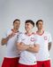 Bednarek, Kiwior e Pietuszewski divulgam juntos pela seleção da Polónia