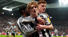Jogadores do Newcastle a celebrar 