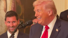 O momento em que Trump confessou a Messi que o filho é fã dele e de Cristiano Ronaldo