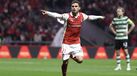 Ricardo Horta festeja golo diante do Sporting