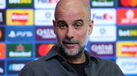 Pep Guardiola na conferência de antevisão ao jogo com o Real Madrid