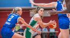Jogadoras disputam partida de basquetebol na Islândia, qualificação para o Eurobasket'2027