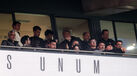 João Neves na bancada a assistir ao Benfica-V. Guimarães