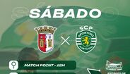 Sporting de Braga organiza animação antes do jogo com o Sporting CP