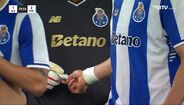 O bilhete que circulou nas mãos dos jogadores do FC Porto no clássico