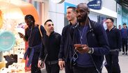 Moffi, Gül, Fofana, FC Porto aeroporto