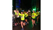 Participantes na Corrida Noturna de Vila Nova de Gaia