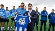 André Villas-Boas no Olival para assinalar o jogo 1.000 de Thiago Silva