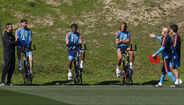 O treino da seleção espanhola