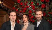 Brooklyn, Victoria e David Beckham