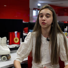 <![CDATA[ Madalena Costa reconhece ter de fazer sacríficos aos 17 anos para atingir a excelência no desporto ]]>