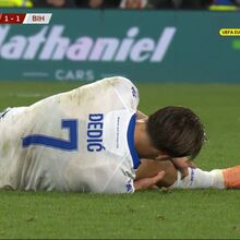 <![CDATA[ Dedic levado ao limite pela Bósnia: defesa sai com queixas físicas frente ao País de Gales ]]>