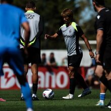 <![CDATA[ Sporting vence particular com o 1º Dezembro por 2-1 com golos Morita e Geny ]]>