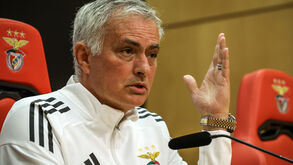 José Mourinho em conferência de imprensa