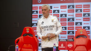 José Mourinho em conferência de imprensa do Sport Lisboa e Benfica
