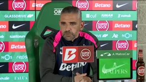 Rui Borges e o titular na baliza na Taça: «Não há guarda-redes de competições. Há guarda-redes de Sporting»