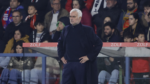 José Mourinho durante o Gil Vicente-Benfica