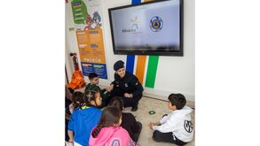 Crianças aprendem sobre proteção civil em Albufeira com apresentação interativa