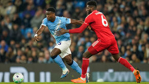 Marc Guéhi (Manchester City) e Ibrahim Sangaré (Nottingham Forest)