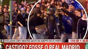 Adepto do FC Porto acusado de fazer saudação nazi na chegada a Alvalade no clássico da Taça