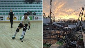 Gonçalo Domingues e o Pavilhão da Embra destruído