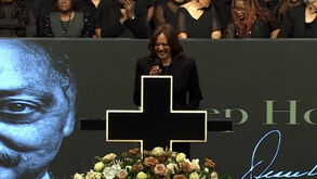 «Previ muito do que está a acontecer»: Kamala Harris comenta guerra durante homenagem a Jesse Jackson 