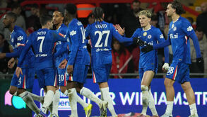 Jogadores do Chelsea festejam frente ao Wrexham