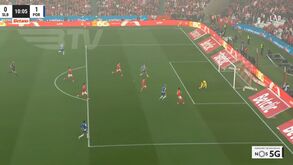 Froholdt abriu o marcador no Benfica-FC Porto após grande arrancada e Trubin mal na fotografia