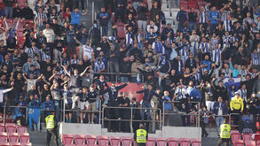 Adeptos do FC Porto na Luz