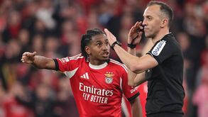 João Pinheiro durante o clássico na Luz entre Benfica e FC Porto