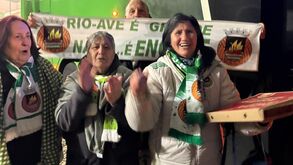 Rio Ave distribuiu pizzas aos adeptos que se deslocaram a Tondela