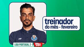 João Brandão é o treinador do mês de fevereiro da Liga Portugal 2