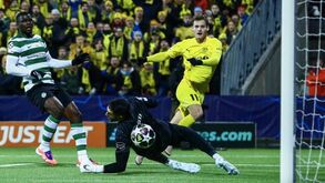 Jogo entre Bodø/Glimt e Sporting na Liga dos Campeões